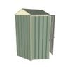 Build-a-Shed 0.8 x 1.5 x 2.1m Gable Double Hinged Doors Shed - Green