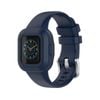 Midnight Blue Silicone Water Resistant Wristband for Garmin Fit JR.3 Fitness Tracker for Kids
