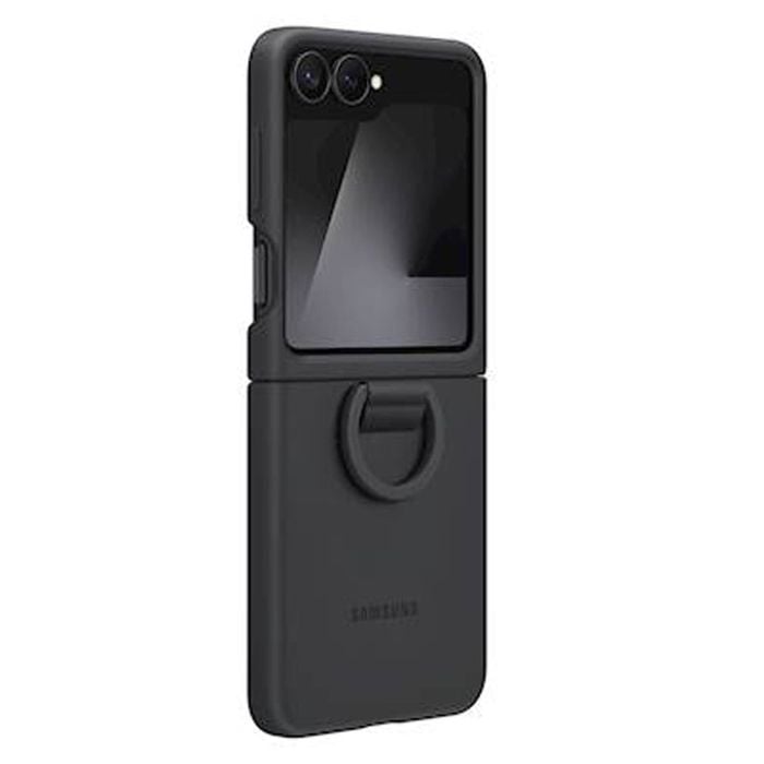 Samsung Silicone Ring Case for Galaxy Z Flip7FE / Flip6 - Black