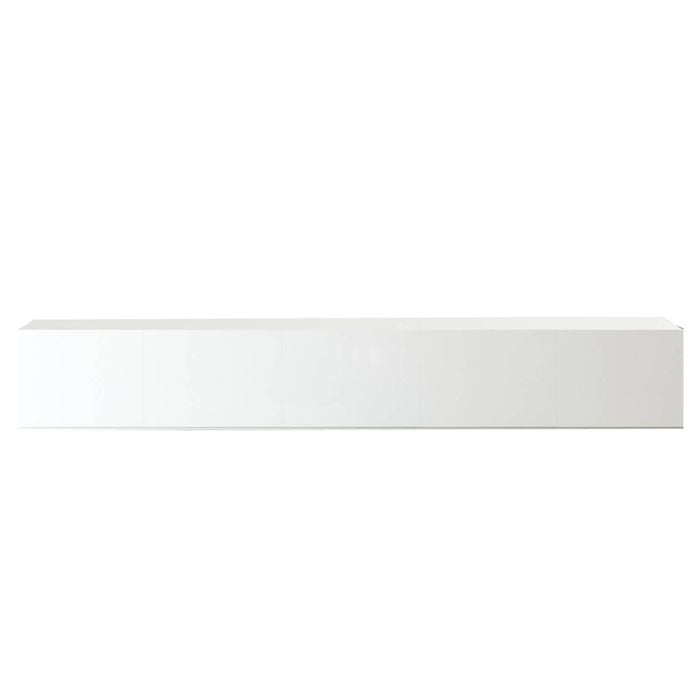 3m Majeston White Gloss Floating TV Cabinet