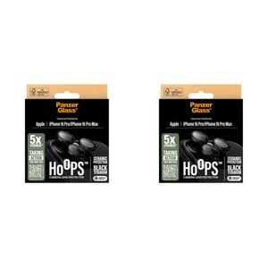 2PK PanzerGlass Ceramic Hoops Lens Protector For iPhone 16 Pro Max