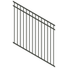 ProtectorAl 350-1200W x 1200H Woodland Grey DTR All Up Pool Fence Panel Raked 16-30º