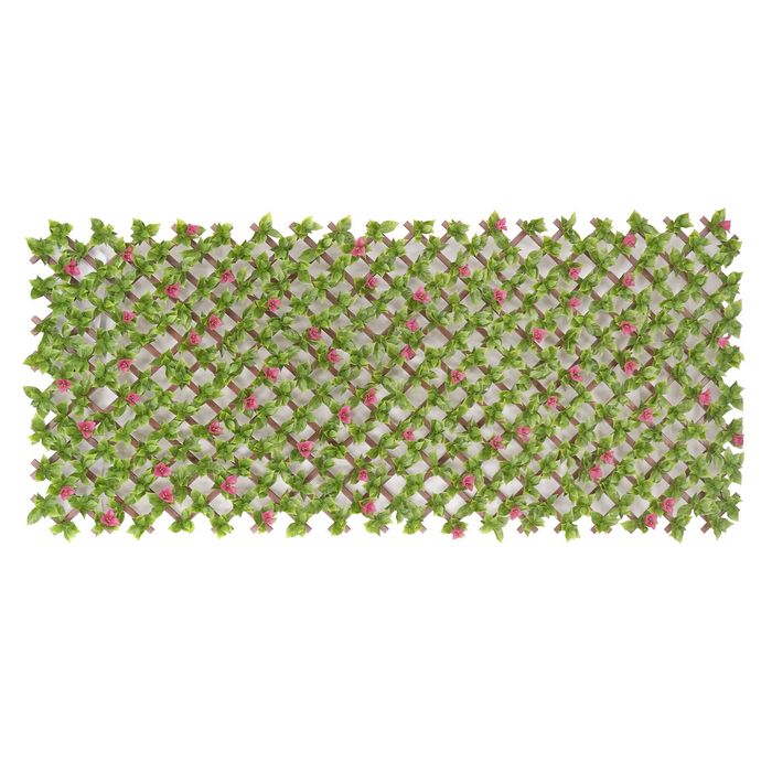 Un-Real 180 x 90cm Pink Bougainvillea Artificial Expandable Hedge Trellis
