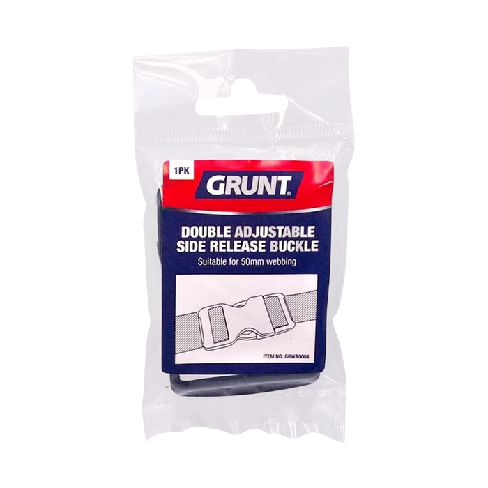 Grunt 50mm Adjust Release Webbing Double Buckle