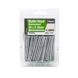 Paslode 65 x 3.15 500g Galvanised Bullet Head Nails - 110 Pack