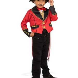 Ring Master Boys Red Circus Entertainer Costume - Small