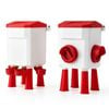 Giantz 8kg Chicken Feeder and 7L Waterer Set Poultry Drinker Kit for Hens Chick