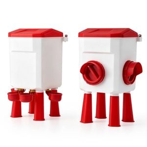 Giantz 8kg Chicken Feeder and 7L Waterer Set Poultry Drinker Kit for Hens Chick
