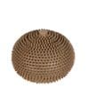 Belle Polyresin Giant Spike Bowl Round 30cm - Natural