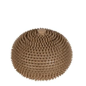 Belle Polyresin Giant Spike Bowl Round 30cm - Natural