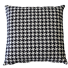 Luxe Houndstooth Velvet Cushion