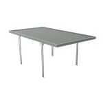 Absco Structures 3.0 x 5.5 x 2.37m Pale Eucalypt Single Skillion Carport