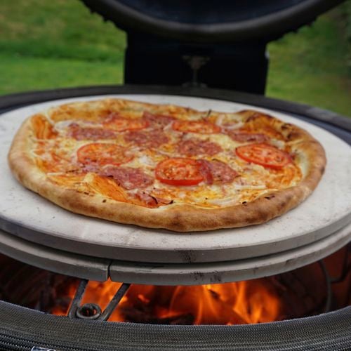 Kamado Joe Classic with Full & Half Moon Pizza Stone 0258244, 0413207, 0293930