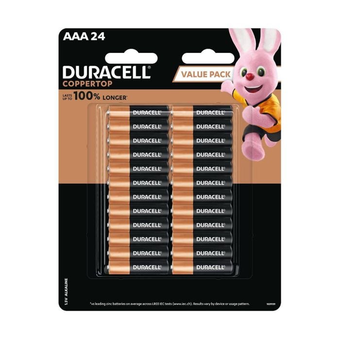 Duracell Coppertop AAA Batteries - 24 Pack