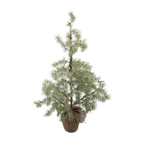 Colours Of Christmas Burlap Base 80x35cm Xmas Tree Green Bunnings