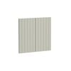 Kaboodle 600mm Pistachio V-Groove Med Rangehood Doors - 2 Pack