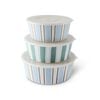 Salt & Pepper Riviera Storage Bowls With Lid - Set Of 3