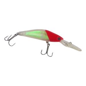 Finesse Longlip Minnow, Red Head, 90mm