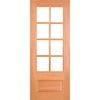 Woodcraft 2040 x 820 x 40mm Entrance Door Whitehouse Clear Safety Glass