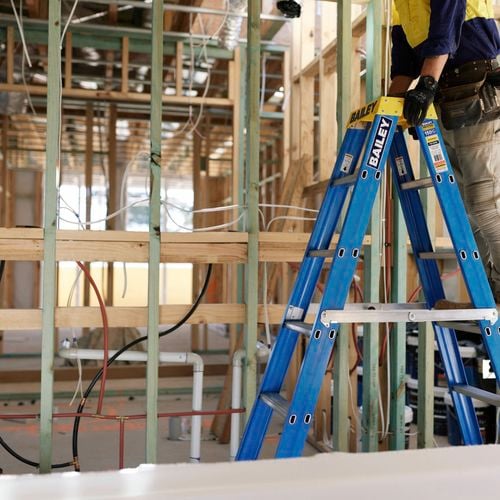Fibreglass Double Sided Stepladder