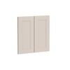 Kaboodle 600mm Cannellini Alpine Rangehood Doors - 2 Pack
