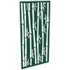 ProtectorAl 300-1200 x 1201-2400mm Dark Green/Gloss White Bamboo Unframed Composite Deco Panel