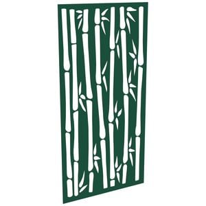 ProtectorAl 300-1200 x 1201-2400mm Dark Green/Gloss White Bamboo Unframed Composite Deco Panel