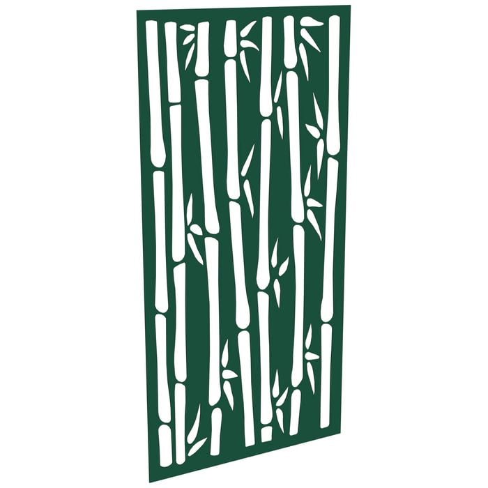 ProtectorAl 300-1200 x 1201-2400mm Dark Green/Gloss White Bamboo Unframed Composite Deco Panel