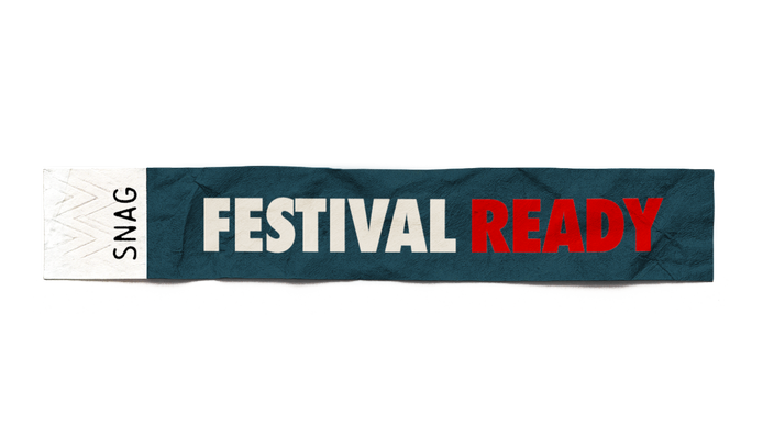 Festival ready wristband.