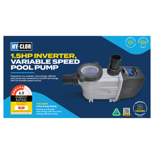 Hy-Clor 1.5HP Inverter Variable Speed Pool Pump