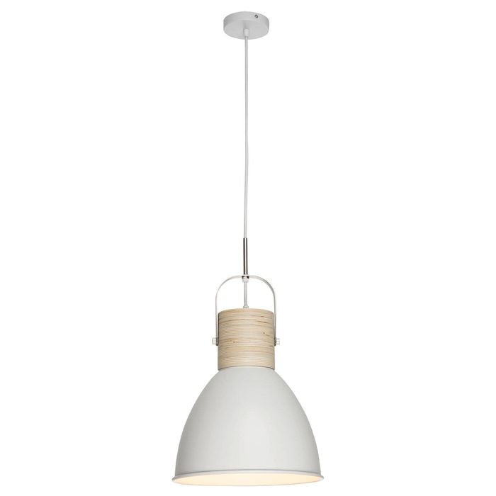 Mercator White Matte Calico Pendant Light