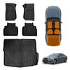 3d Floor Mats Boot Liner Set For Holden Commodore Vf Series Sedan 2013-2017 All Weather Heavy Duty Cargo Trunk Luggage Tray