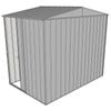 Build-a-Shed 2.3 x 1.5 x 2.3m Gable Single Sliding Side Door Shed - Zinc