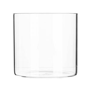 Argon Tableware Glass Storage Jars - No Lid - 550ml - Kitchen Utensils Pot Bathroom Storage Open Container Glass Jar