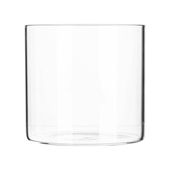 Argon Tableware Glass Storage Jars - No Lid - 550ml - Kitchen Utensils Pot Bathroom Storage Open Container Glass Jar
