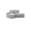 Foret 3 Seater Sofa Modular Corner Lounge Couch Fabric Right Chaise Beige