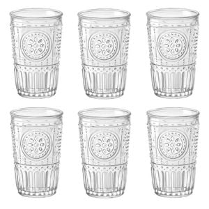 Bormioli Rocco Romantic Water Tumbler 340ml Set of 6