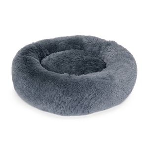 Superior Pet Plus Curl Up Cloud Calming Pet Bed Tranquil Grey Medium 60cm