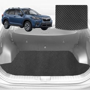 6D Diamond Car Boot Mat for Subaru Forester (SK)2018-Current-Cargo Mat-Black-Outback GT