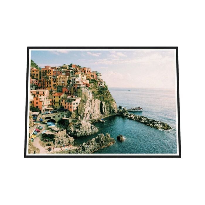 Galrie Stunning Manarola Cinque Terre Italy Fine Art Print, Black Frame, 50 x 70cm (20 x 28inch)