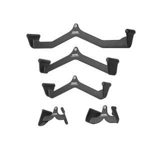 Vevor LAT Pulldown Bar Black Handle Attachment Cable Machine for Home Gym