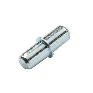 Hafele 16.5mm Nickel Plated Steel Shelf Support - 100 Pack