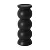 Belle Warham Ceramic Candle Stick Stand Display Holder 25.5cm - Black
