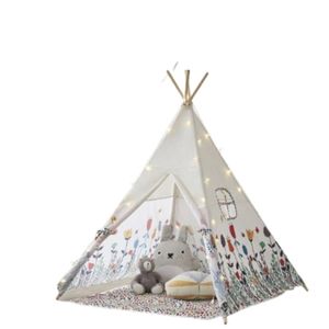 All 4 Kids Camila Kids Flora Square Teepee Tent