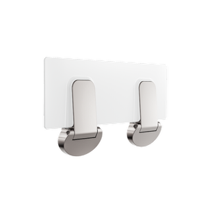 Nero Brushed Nickel Mecca Care Shower Seat