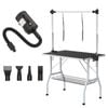 Advwin Pet Grooming Table Dog Cat Salon Table + Pet Hair Dryer