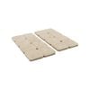 Surface Gard 25 x 25mm Beige Square Adhesive Felt Pads - 16 Pack
