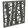 ProtectorAl 300 - 1200 x 300 - 1200mm Woodland Grey Bubbles Unframed Solid Aluminium Decorative Panel