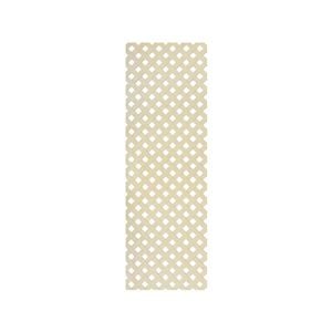 Jack Matrix 1800 x 600mm Smooth Cream Woven Plastic Lattice