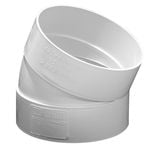 Holman 90mm 22.5° Female and Female PVC Stormwater Plain Elbow